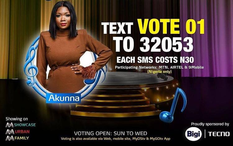 Vote AKUNNA Nigerian Idol