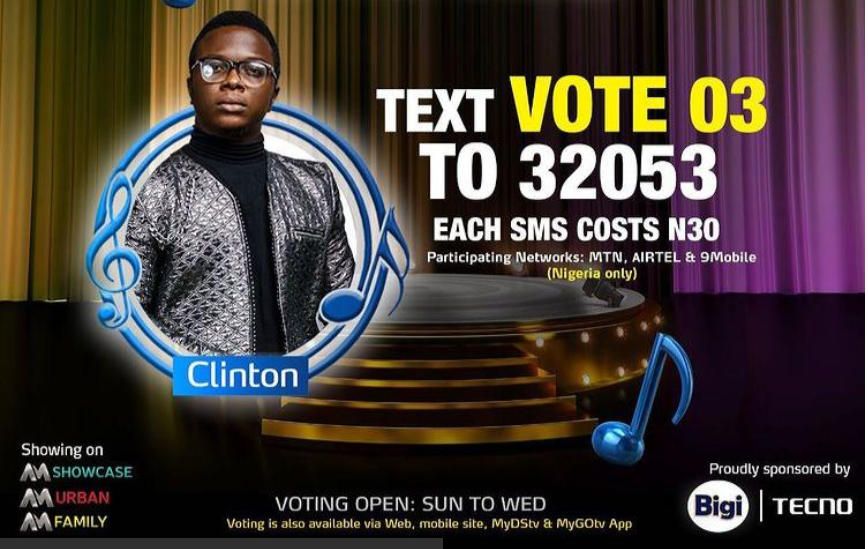 Vote Clinton Nigerian Idol