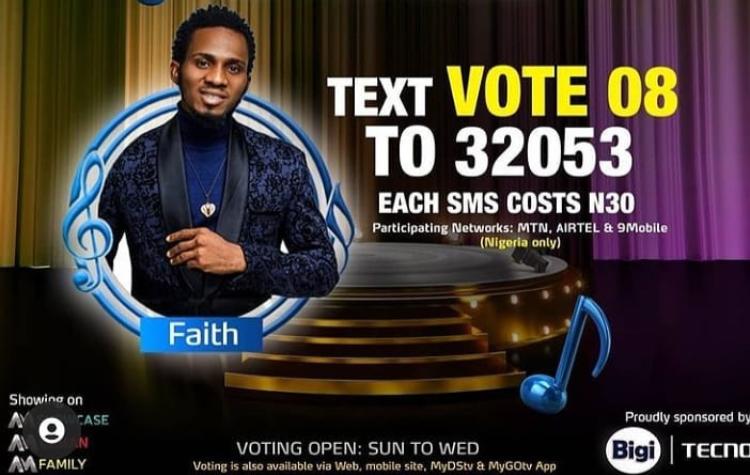 Vote Faith Nigerian Idol