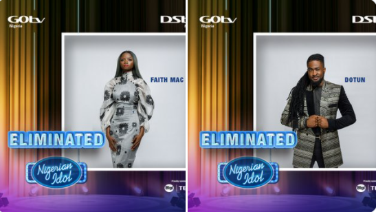 Faith Mac and Dotun Eliminated