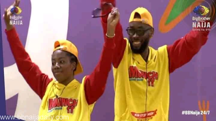 BBNaija 2021 Munch It Task Winner