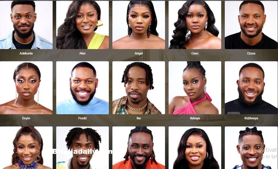 Names of 20 Big Brother Naija (BBNaija) All Stars 2023 Housemates